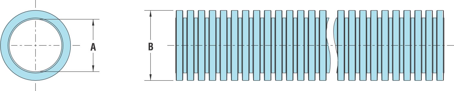 Heyco® PVC Corrugated Conduit – Electrical Non-Metallic Tubing 